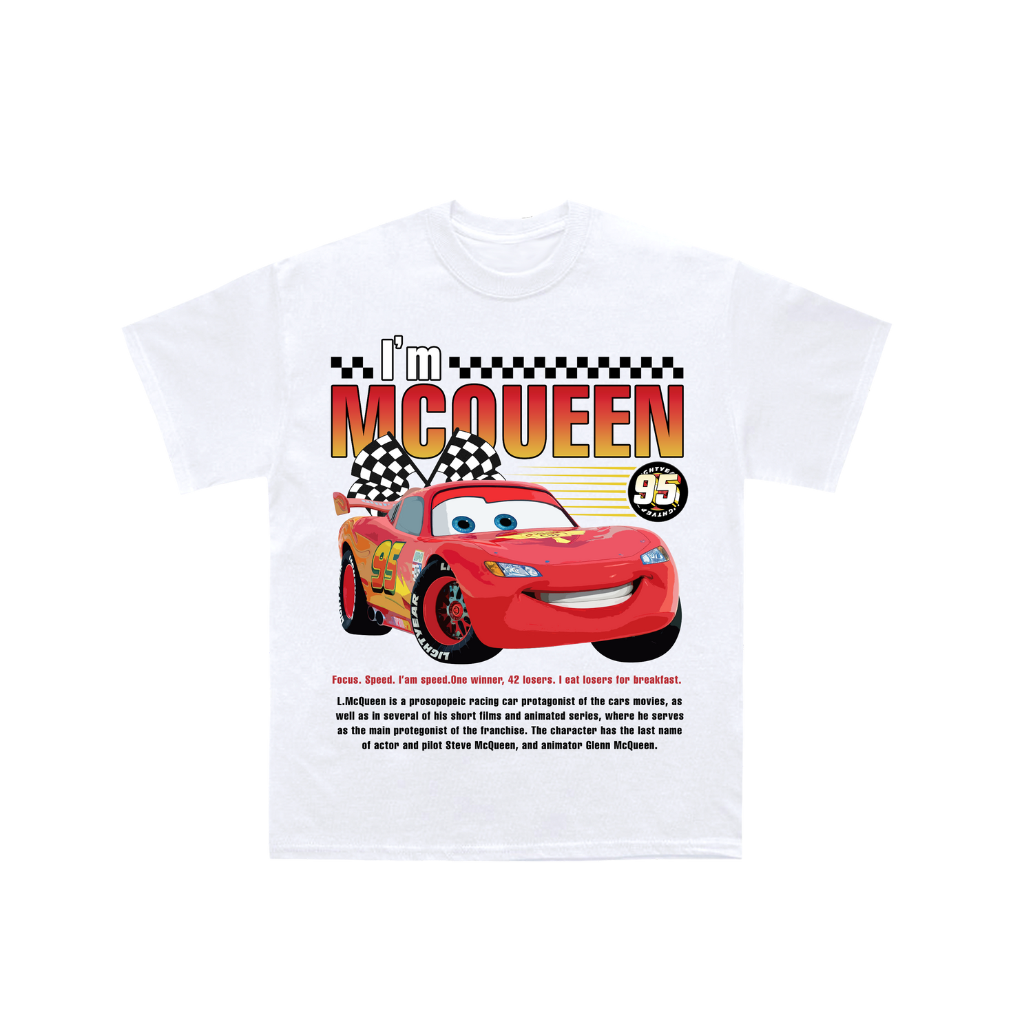 Lightning McQueen Tee - Style 1
